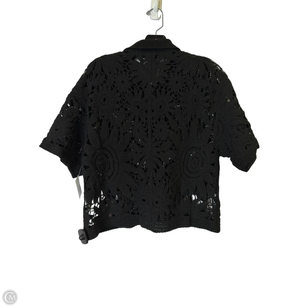 Top Short Sleeve By Solitaire In Black, Size: S