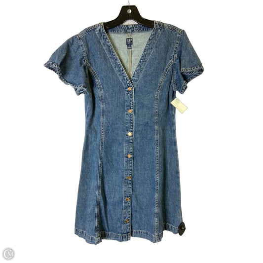 Dress Casual Short By Gap In Blue Denim, Size: S
