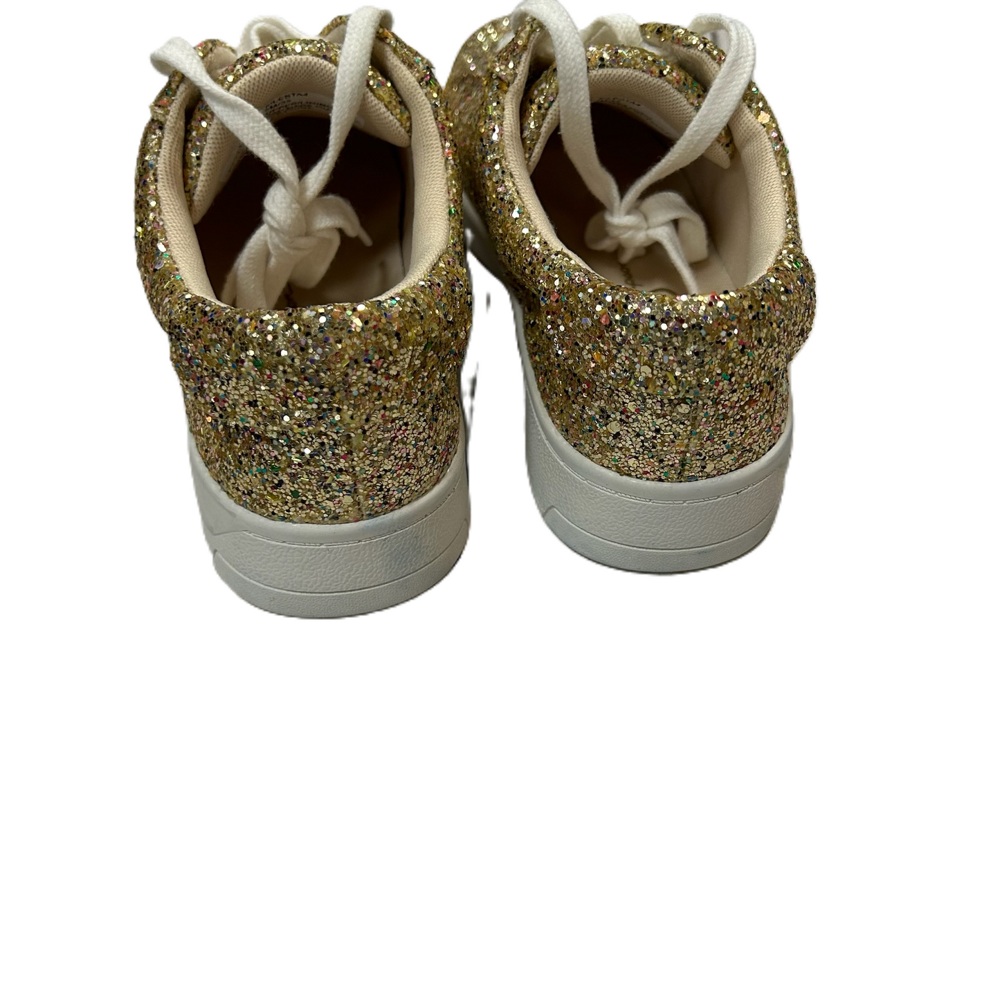 Gold Shoes Sneakers By Jessica Simpson, Size: 5