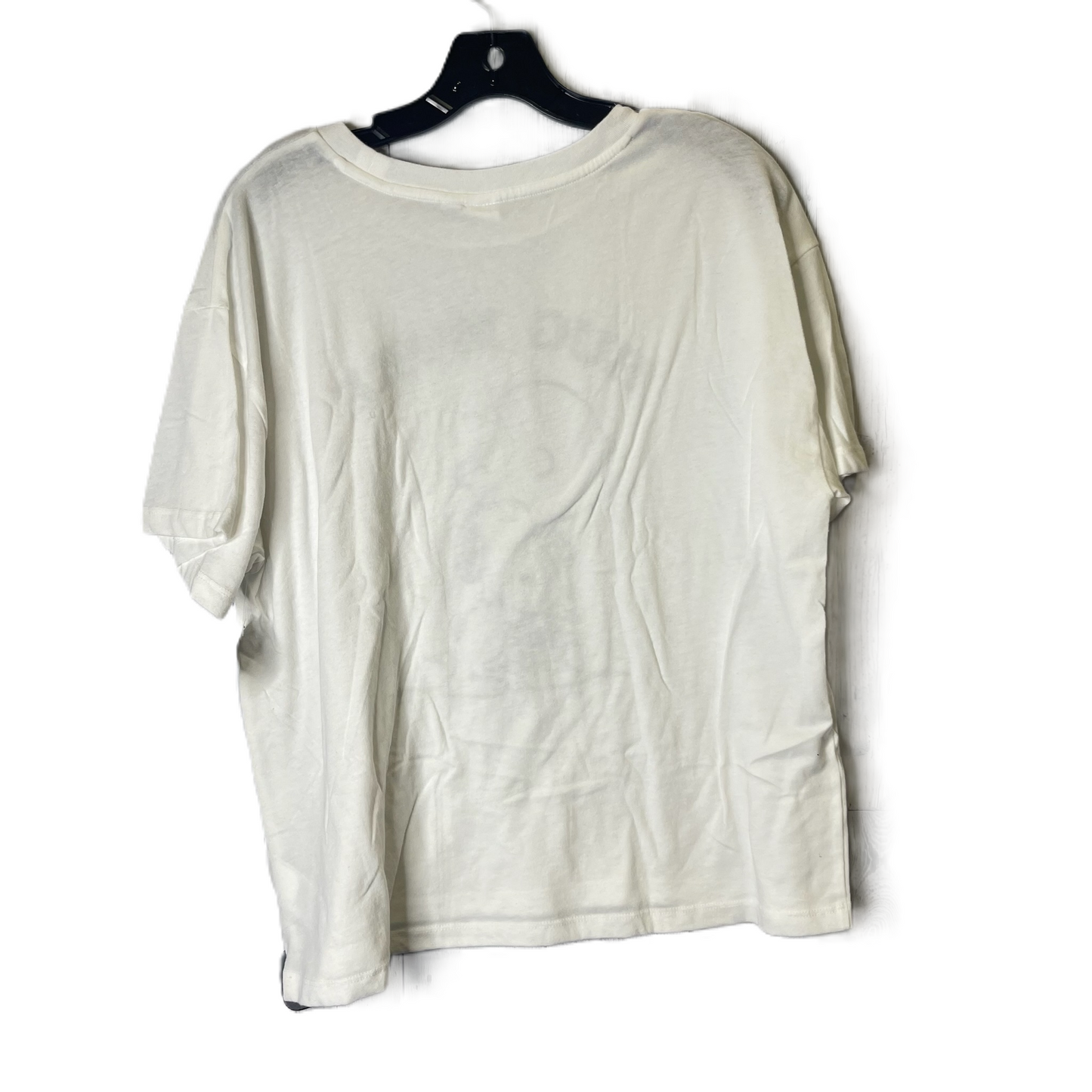 White Top Short Sleeve By Gap, Size: L
