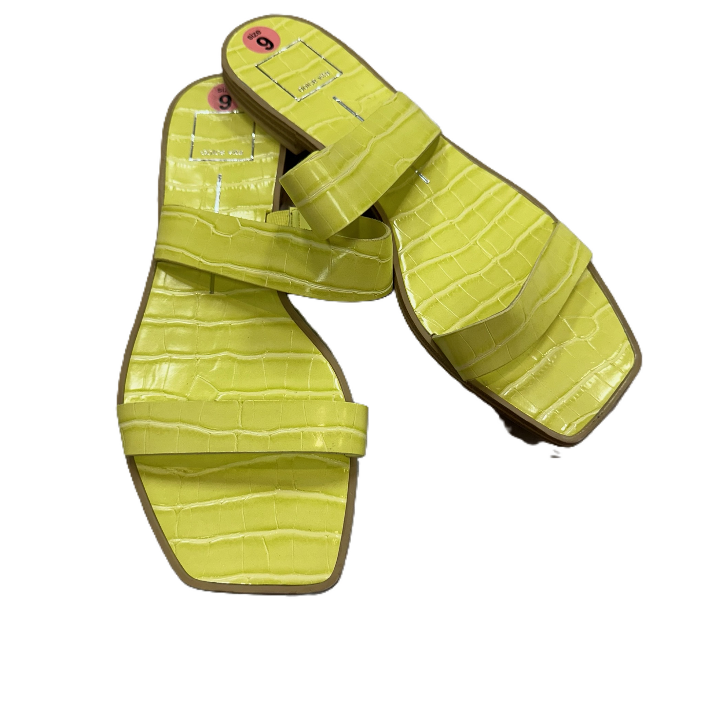 Yellow Sandals Flats By Dolce Vita, Size: 9