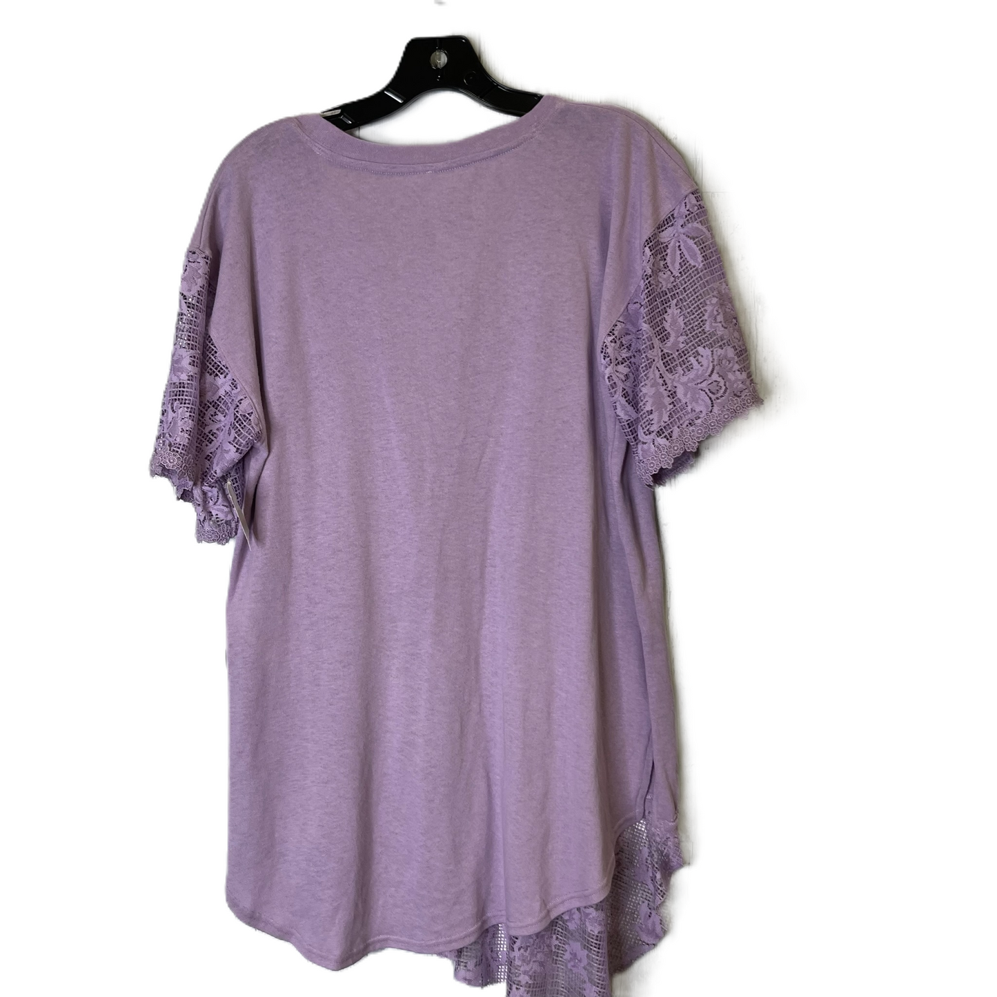 Purple Top Short Sleeve By Free People, Size: S