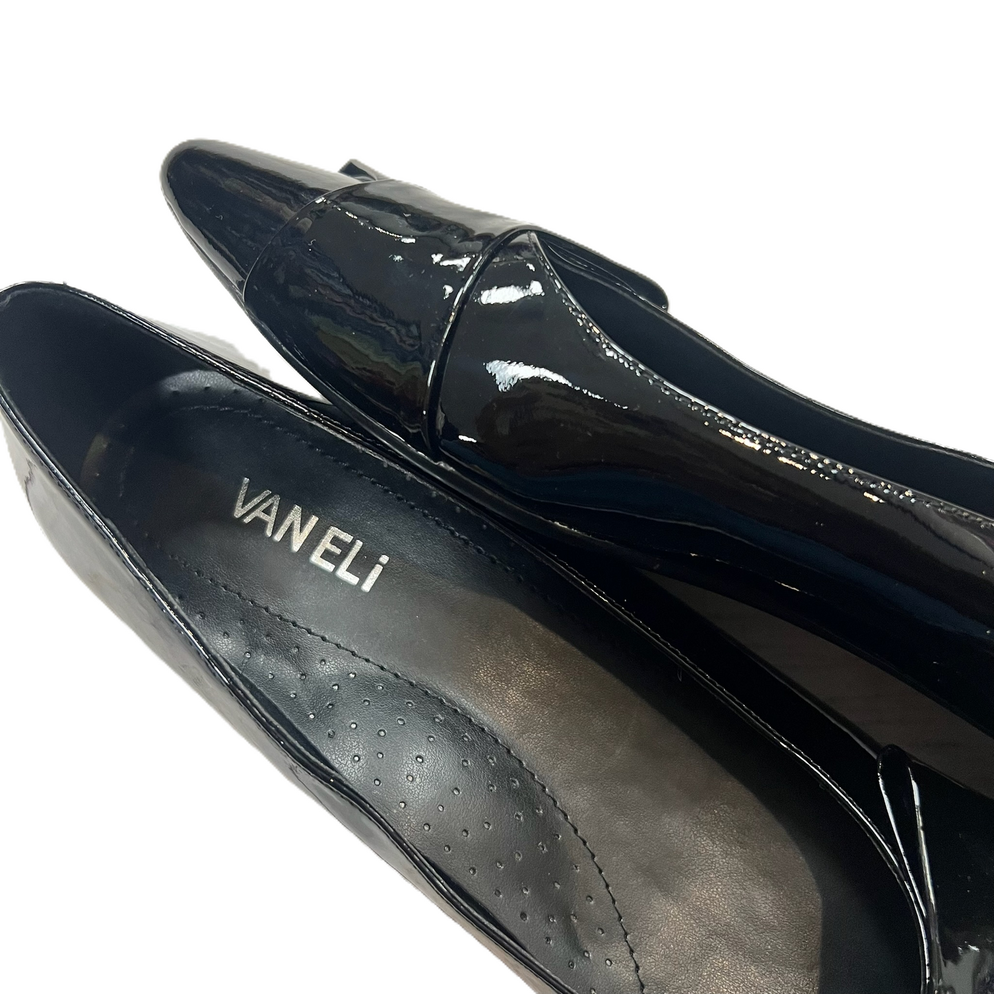 Black Shoes Flats By Vaneli, Size: 9.5