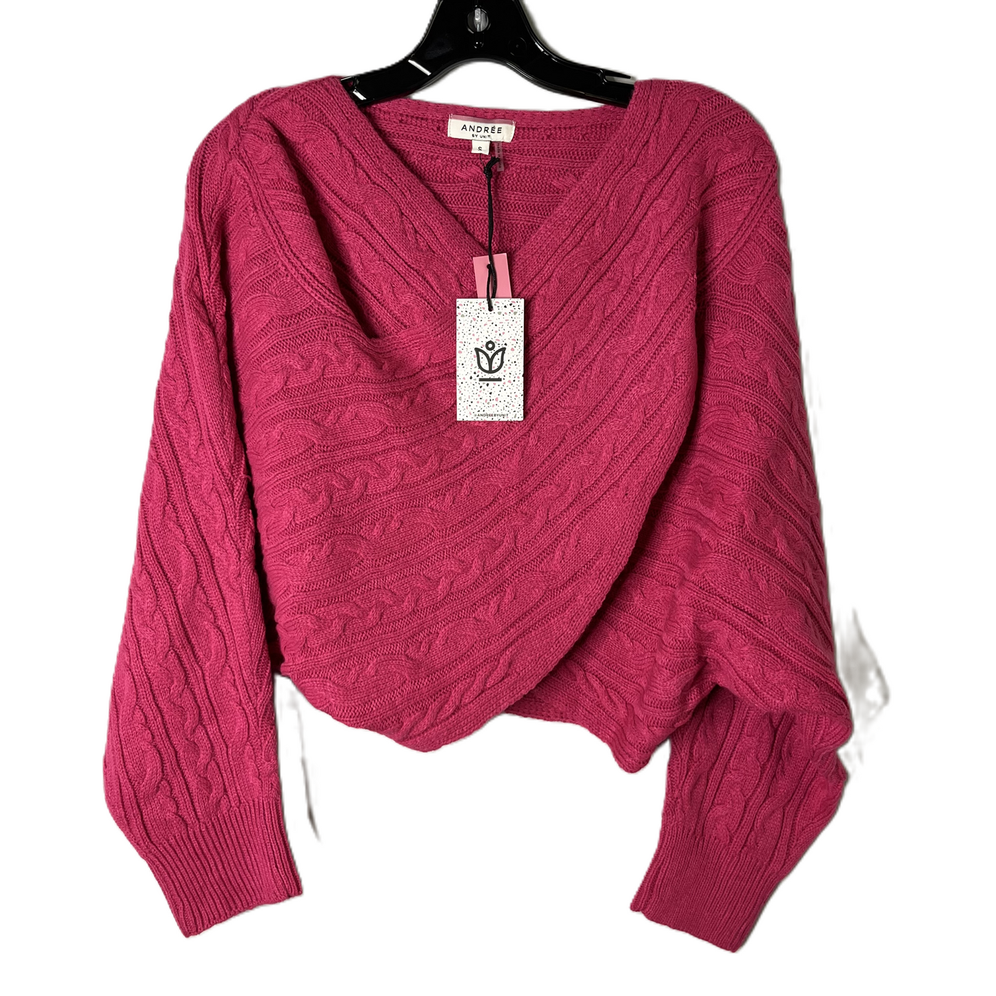 Sweater By Andree By Unit In Pink, Size: S