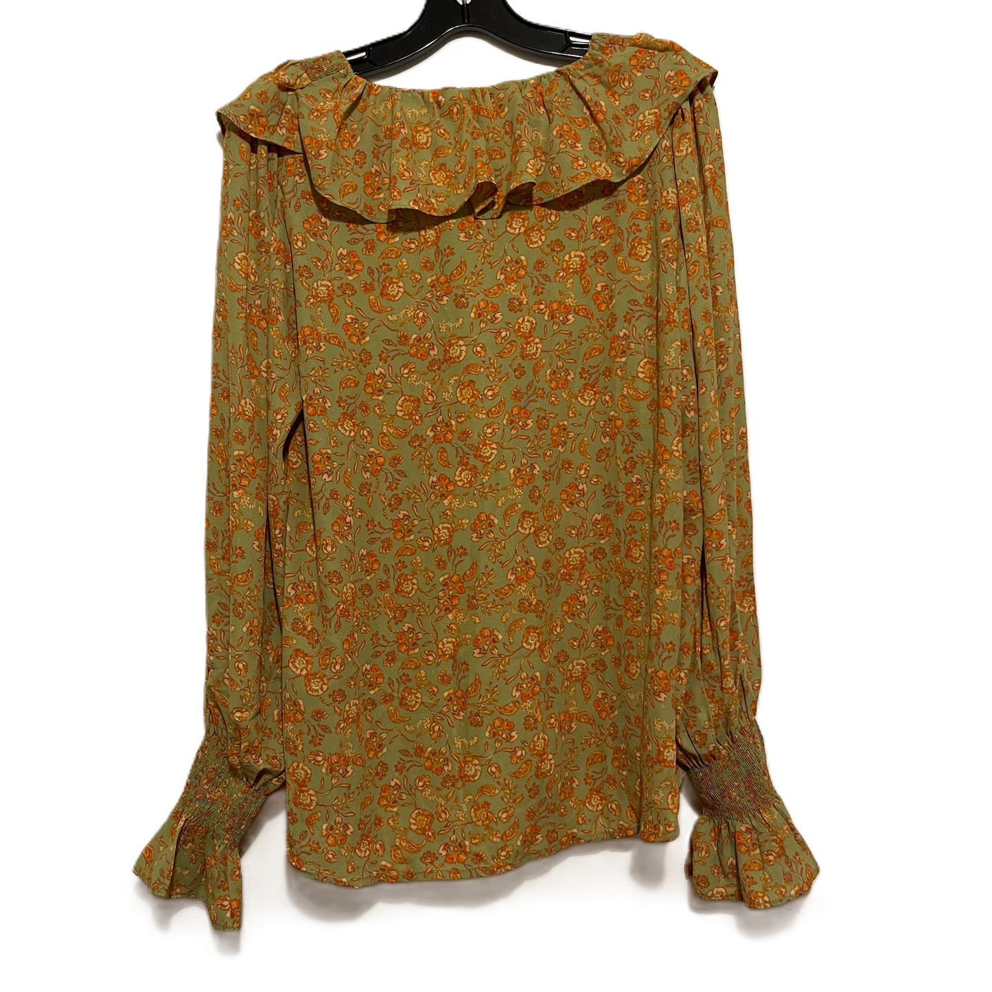 Top Long Sleeve By Heyson In Green, Size: M