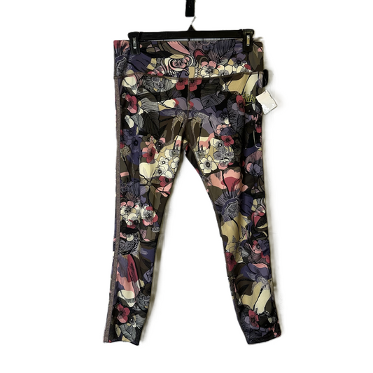 Athletic Leggings By Nike In Floral Print, Size: Xl