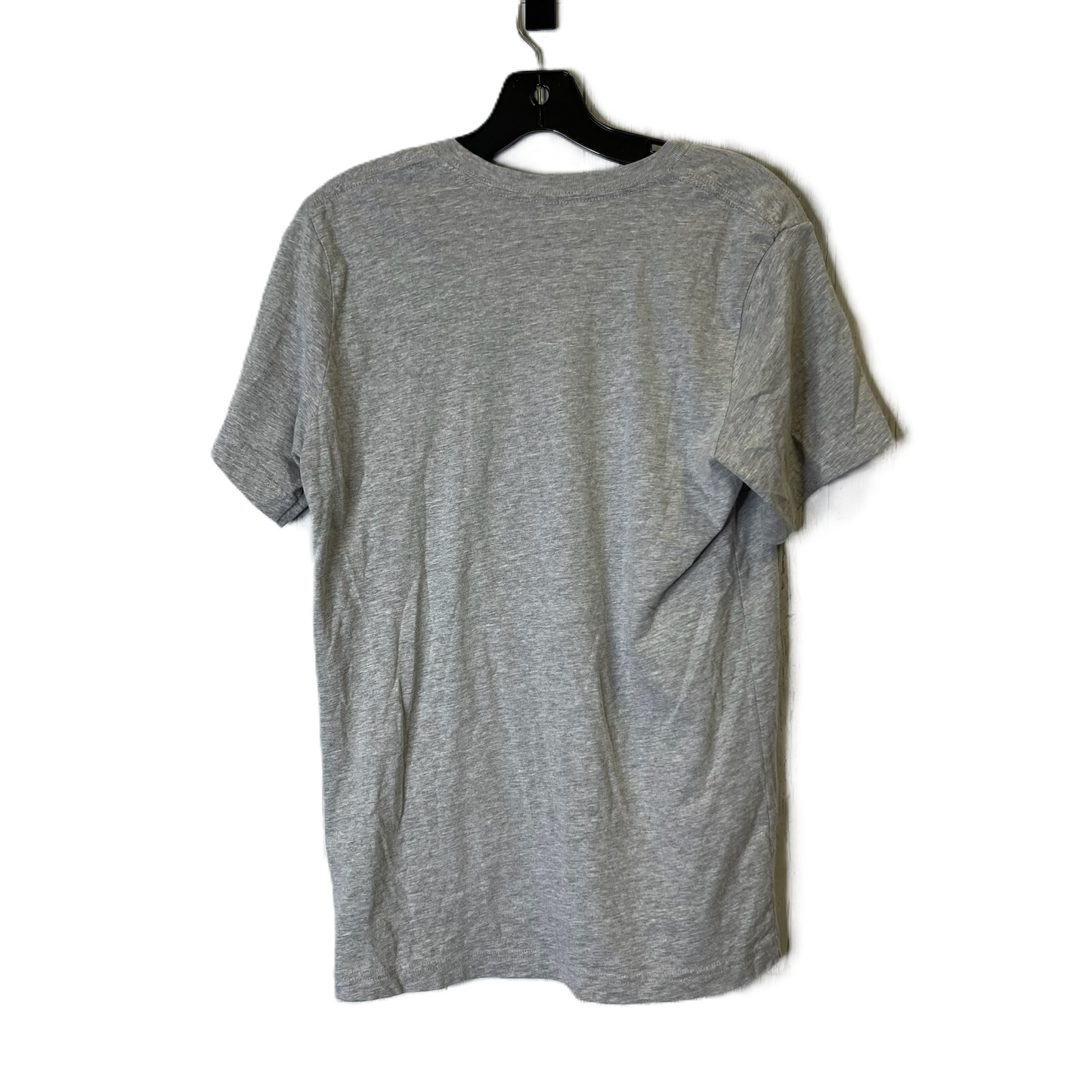 Top Short Sleeve By Bella + Canvas In Grey, Size: M