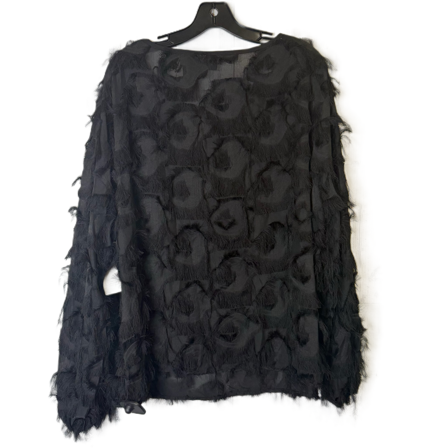 Top Long Sleeve By Shein In Black, Size: 3x