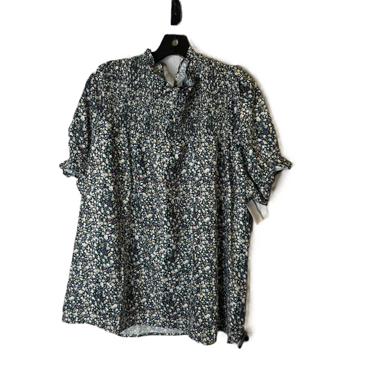 Top Short Sleeve By Clothes Mentor In Green, Size: 3x