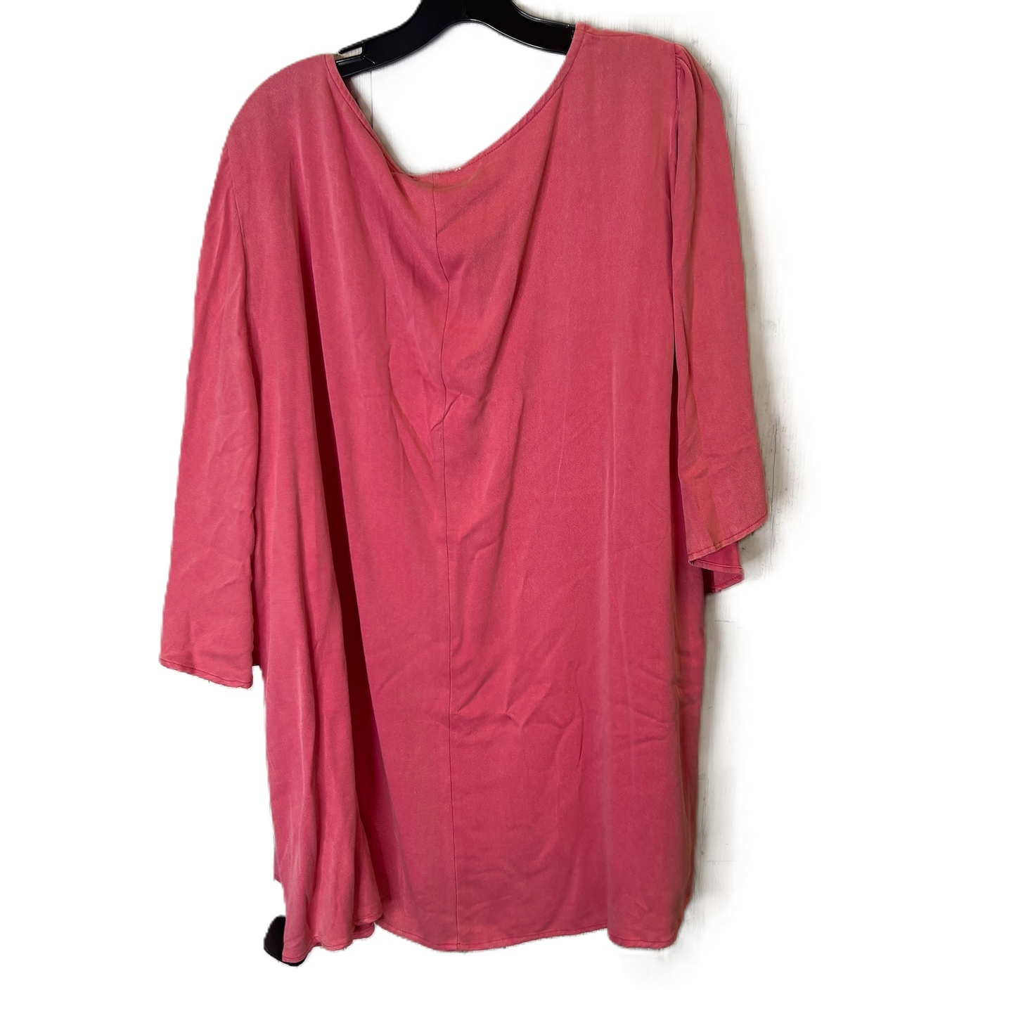 Top Short Sleeve By Andree By Unit In Pink, Size: 3x