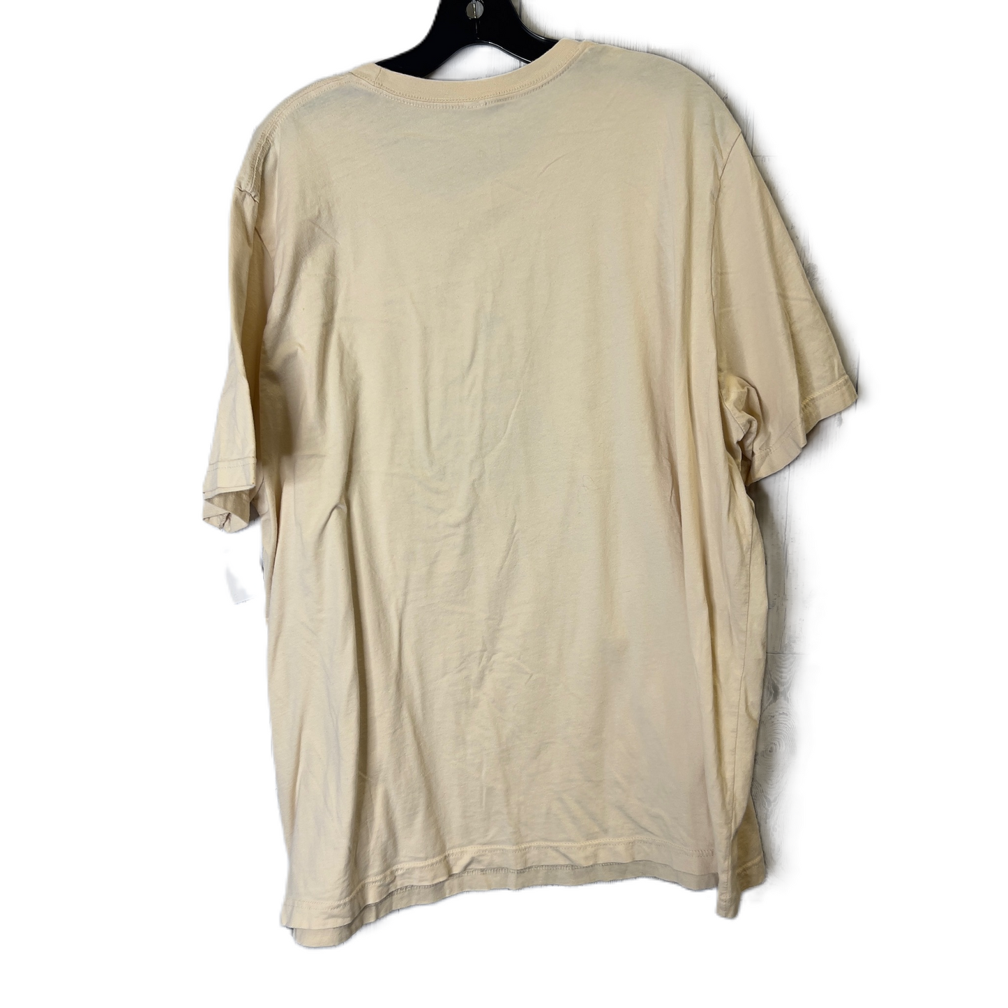 Top Short Sleeve By Canvasback In Tan, Size: 3x