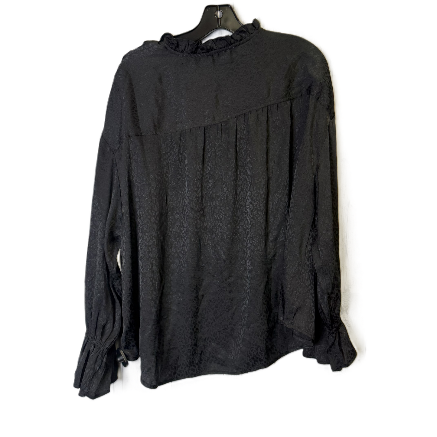 Top Long Sleeve By New Directions In Black, Size: M