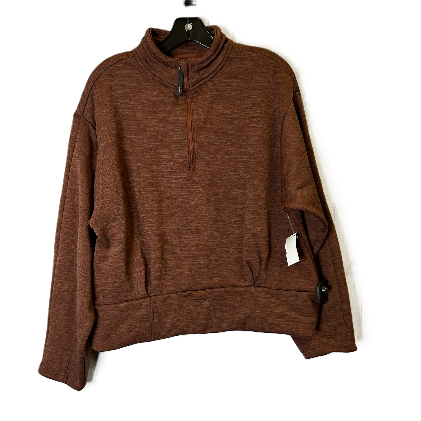 Athletic Sweatshirt Collar By Athleta In Brown, Size: L