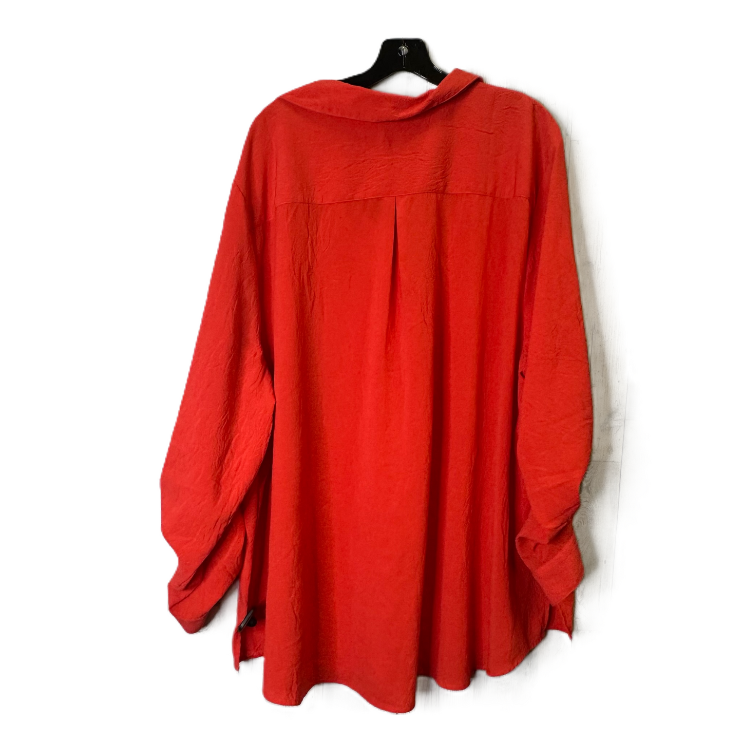 Top Short Sleeve By Maggie Barnes In Red, Size: 4x