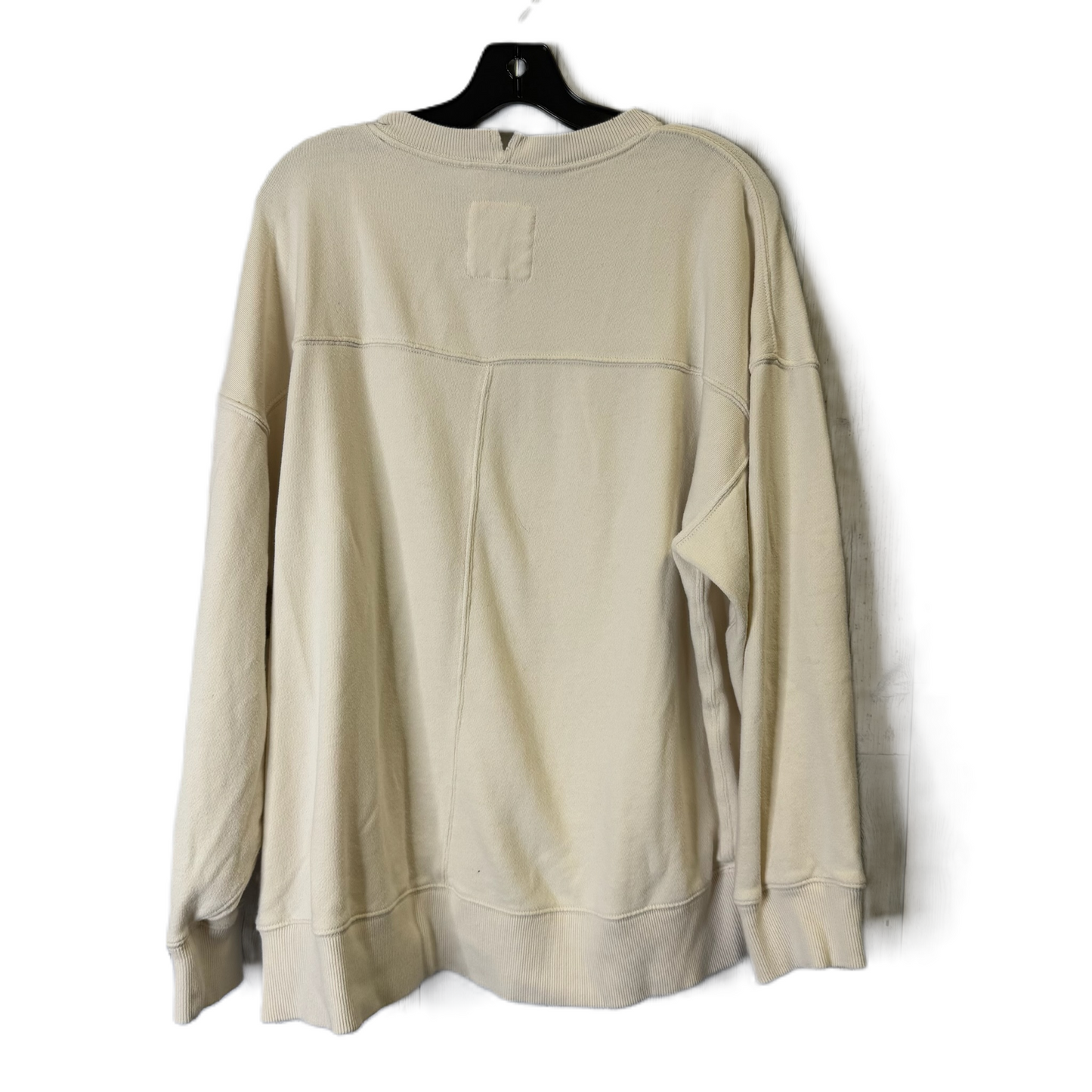 Sweatshirt Crewneck By Aerie In Cream, Size: M