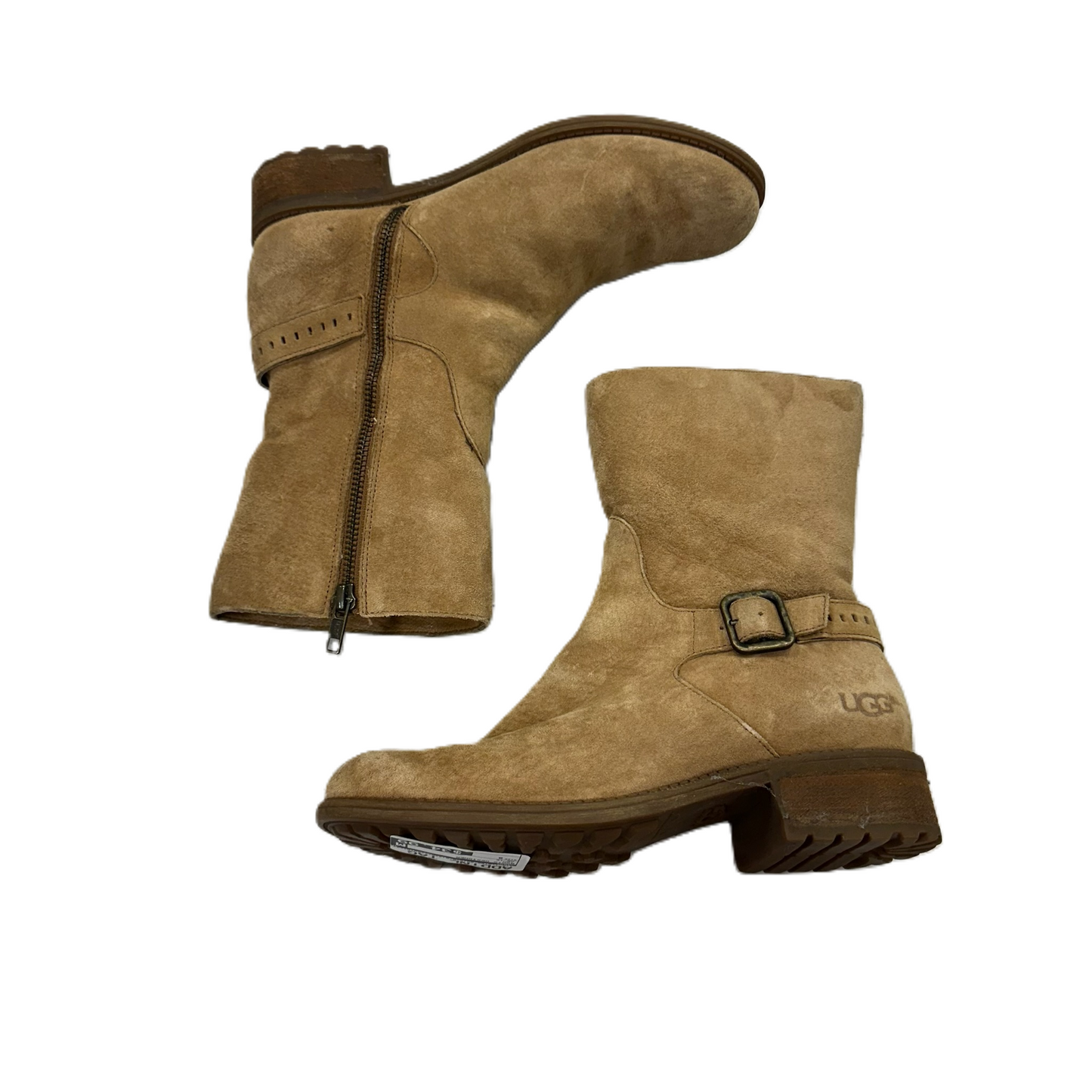 Boots Designer By Ugg In Tan, Size: 8