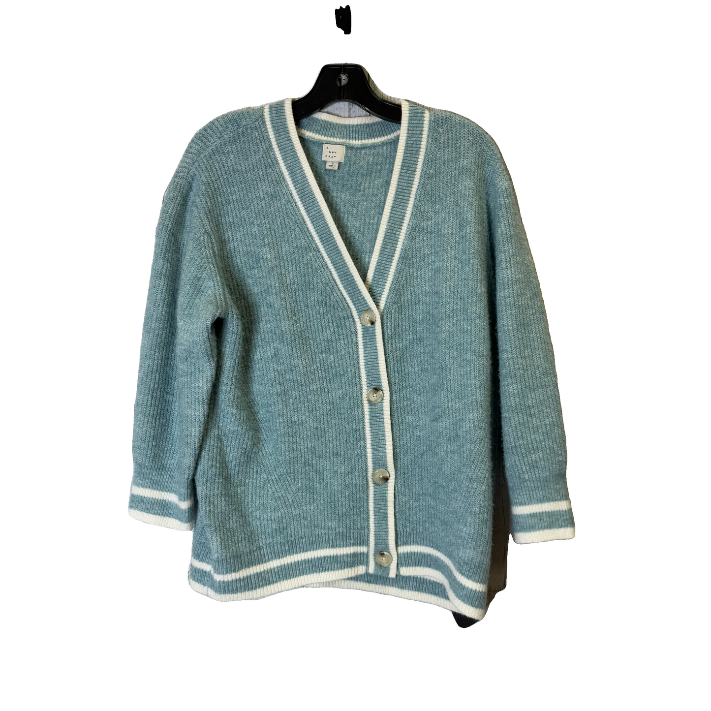 Sweater Cardigan By A New Day In Blue, Size: S