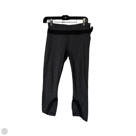 Athletic Capris By Lululemon In Grey, Size: 6