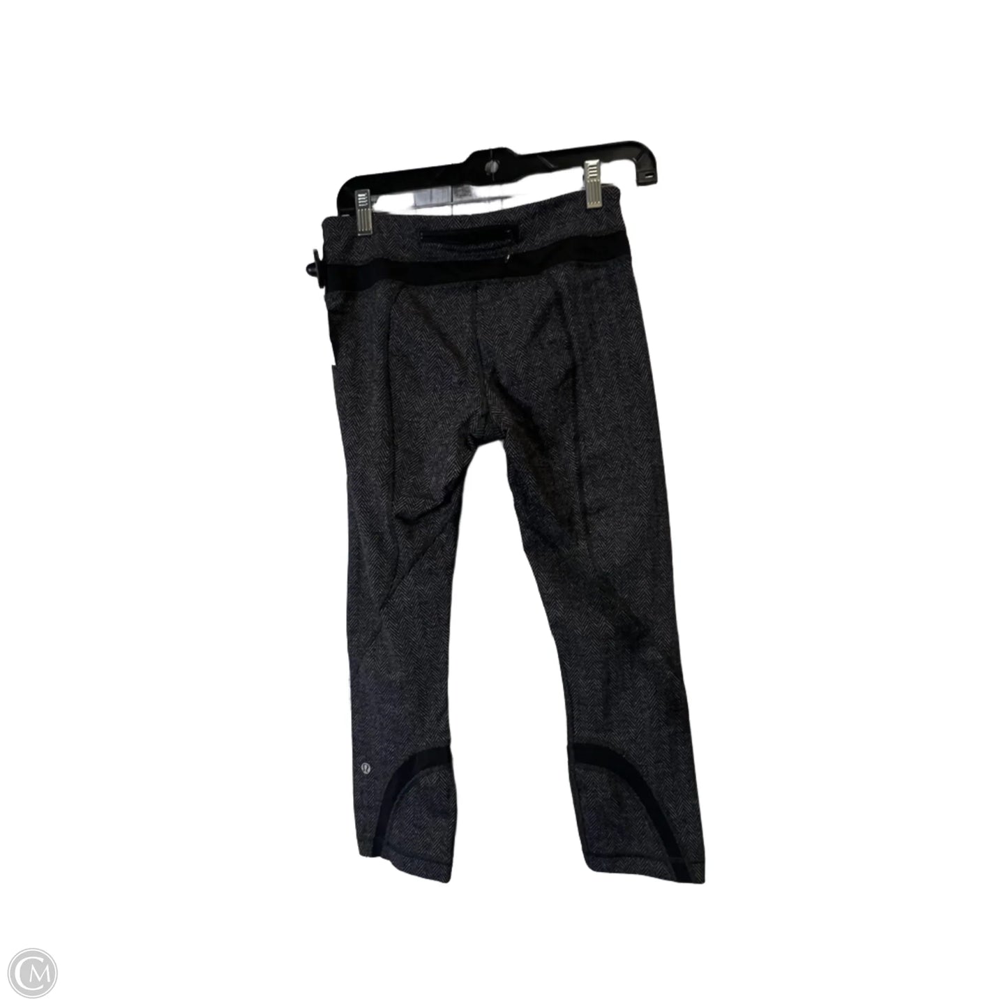 Athletic Capris By Lululemon In Grey, Size: 6