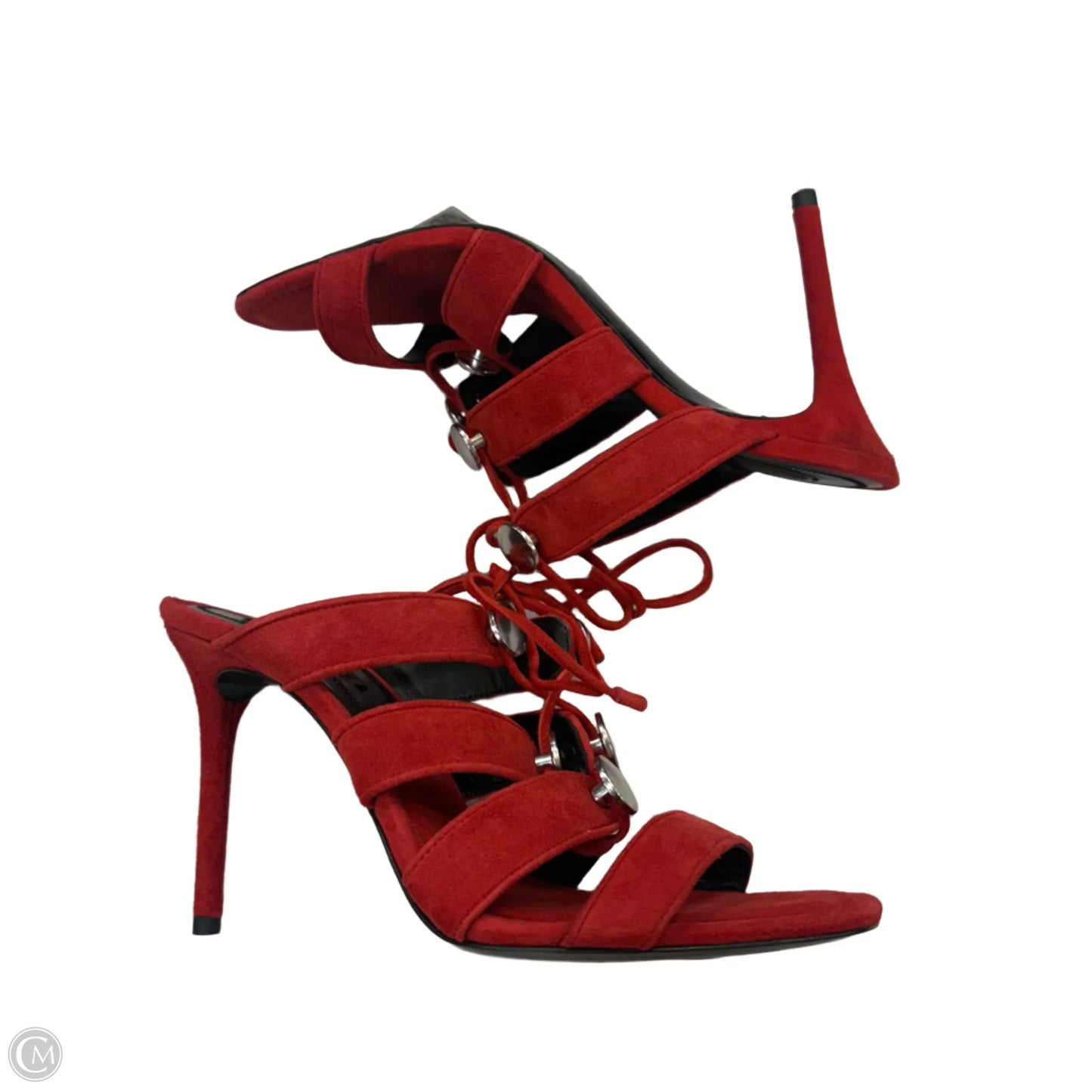 Shoes Luxury Designer By Alexander Wang In Red, Size: 8