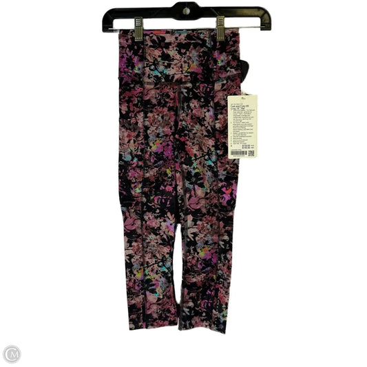 Athletic Capris By Lululemon In Multi-colored, Size: 0