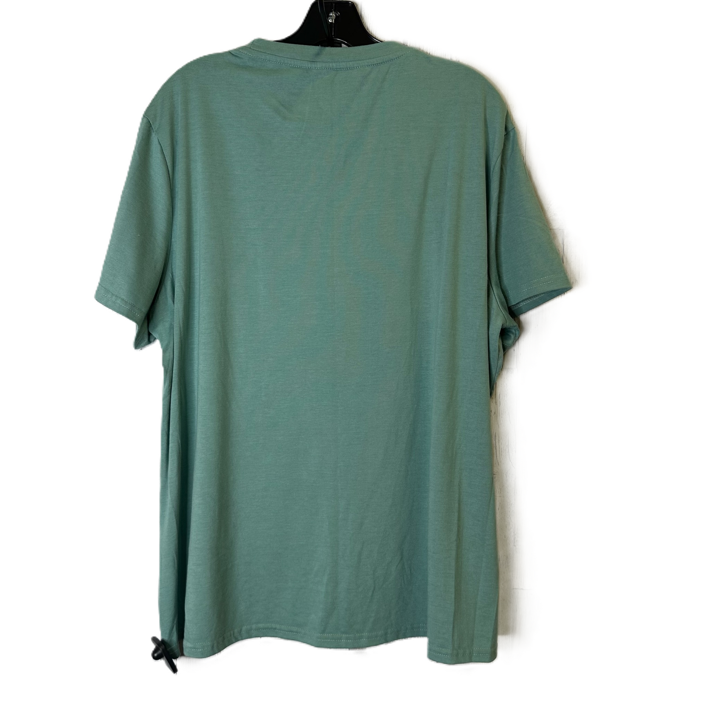 Green Top Short Sleeve By Shein, Size: 2x