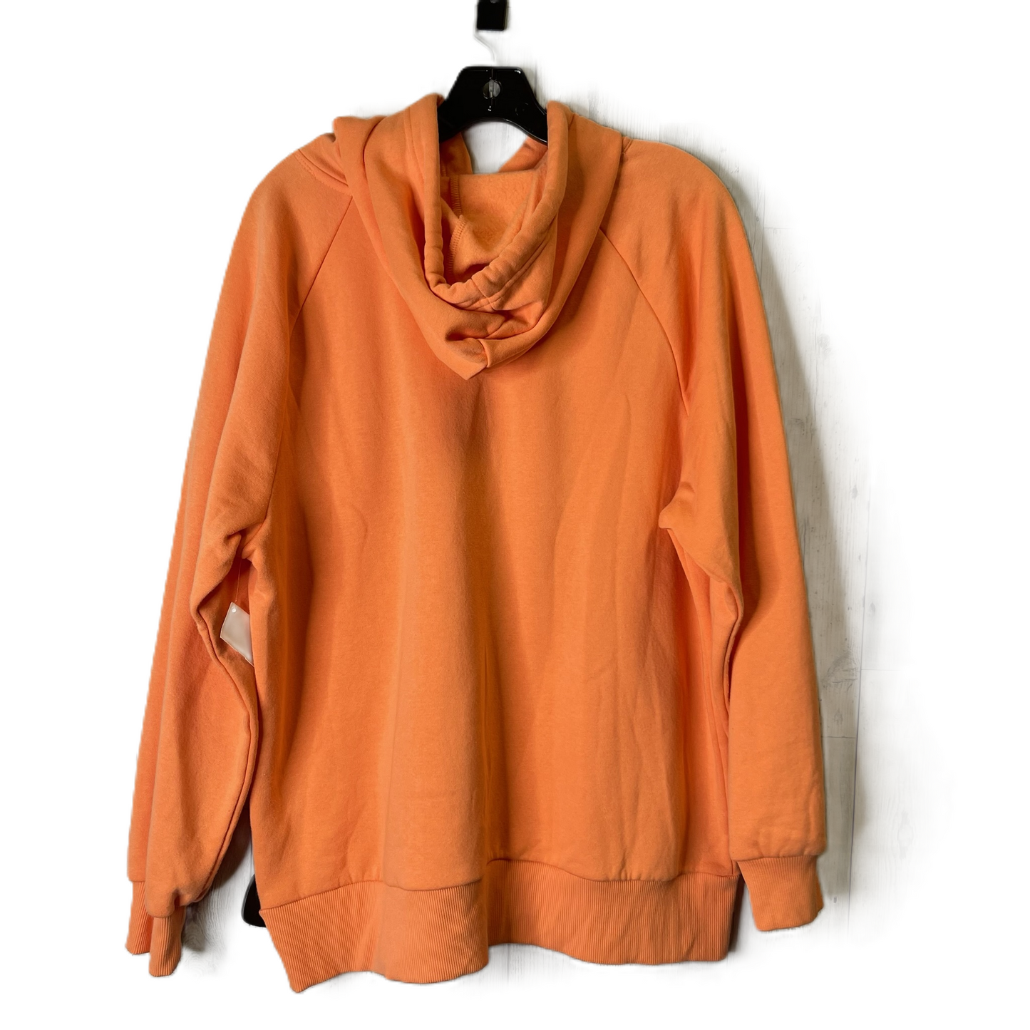 Sweatshirt Hoodie By Zenana Outfitters In Orange, Size: L