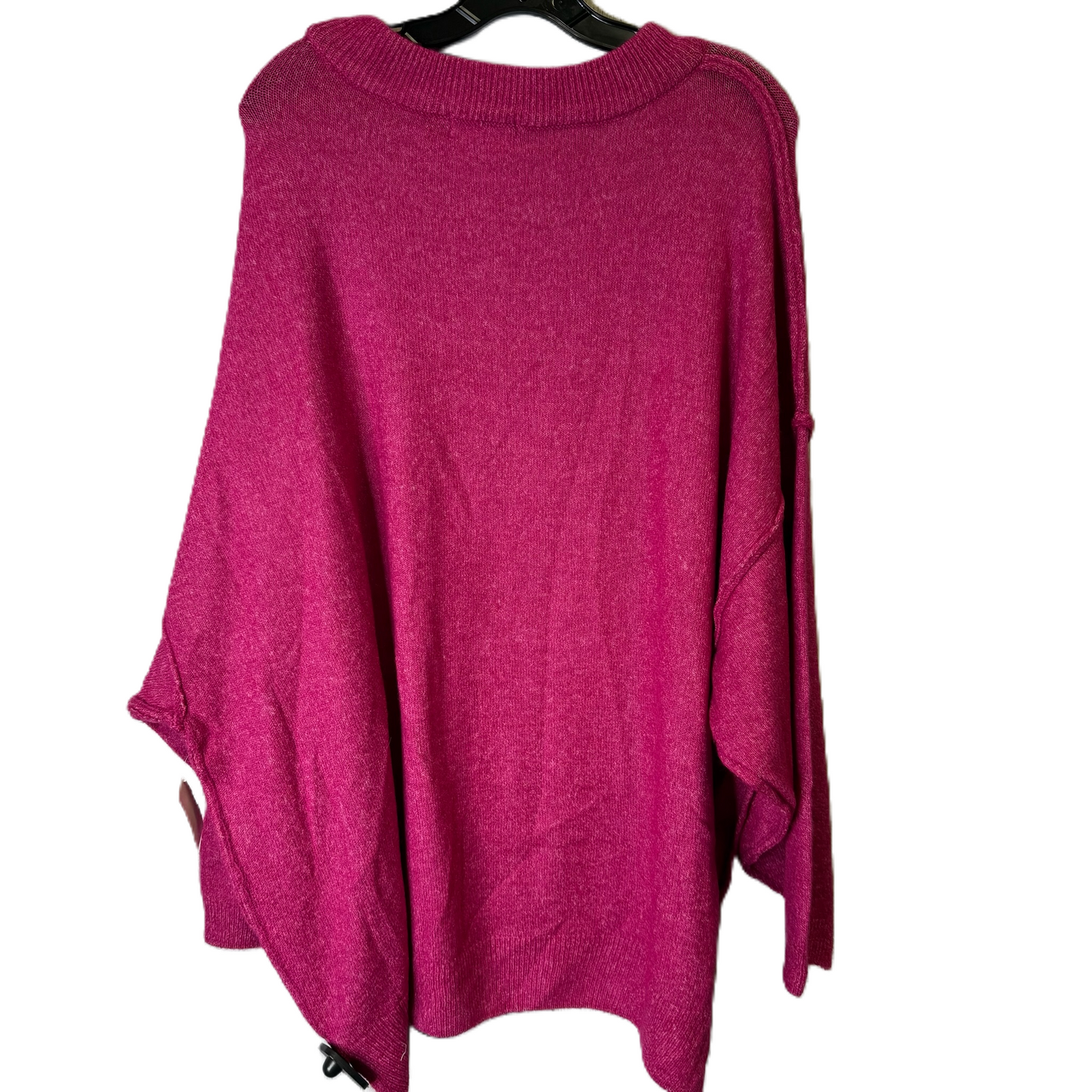 Sweater By Zenana Outfitters In Pink, Size: 1x