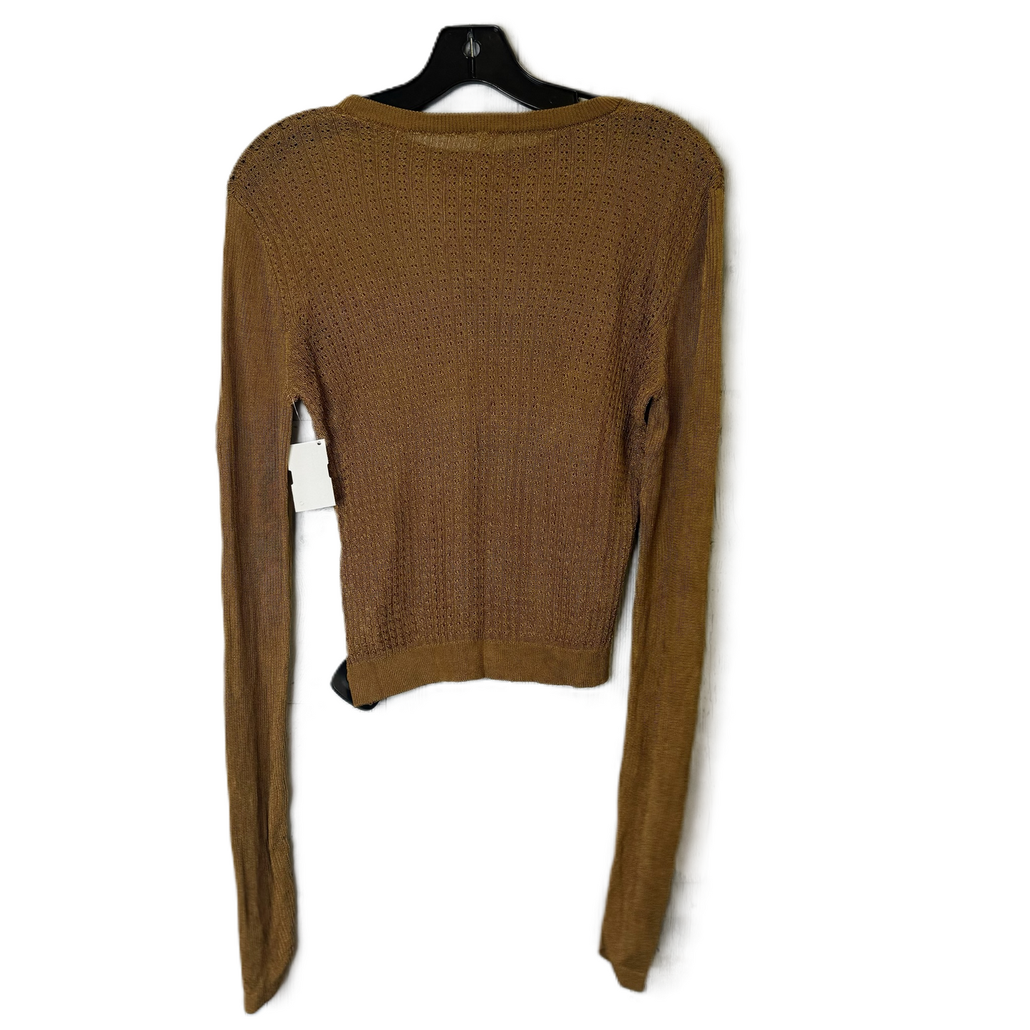 Top Long Sleeve By Free People In Gold, Size: S