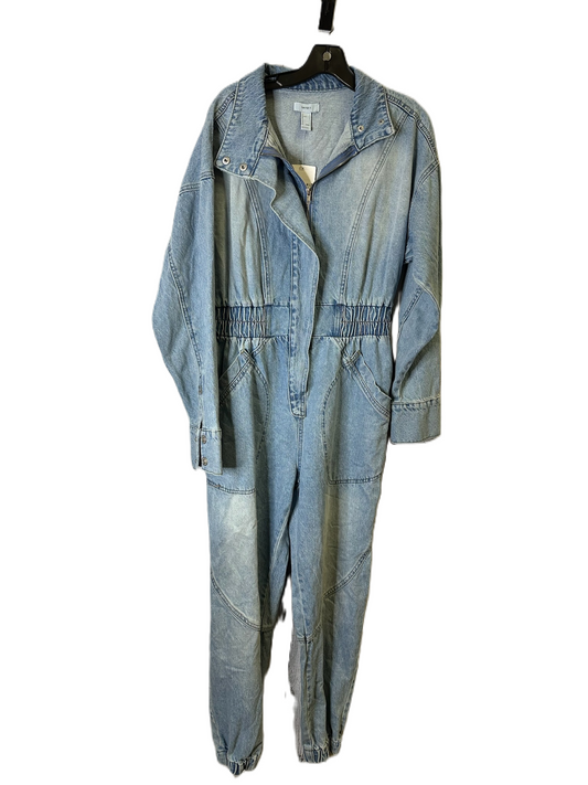 Jumpsuit By Forever 21 In Blue Denim, Size: L