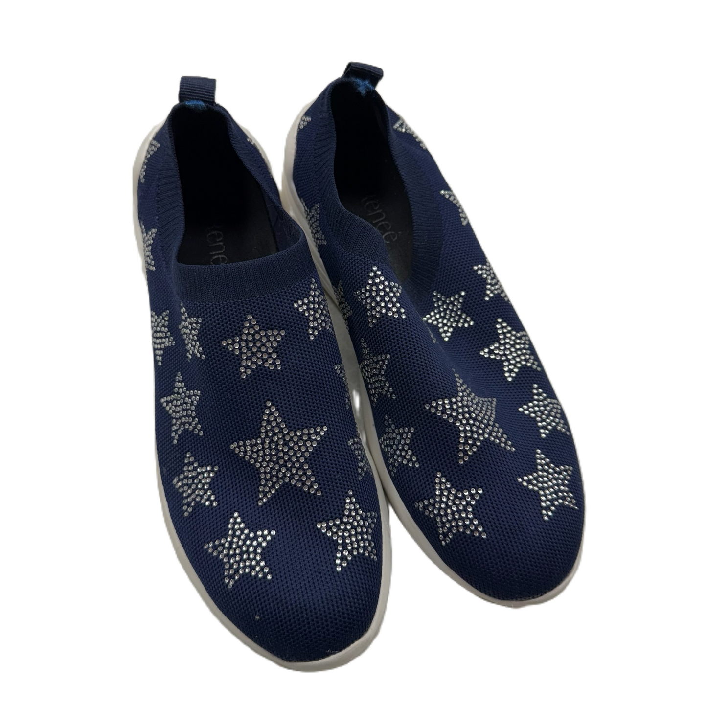 Shoes Sneakers By Clothes Mentor In Navy, Size: 8