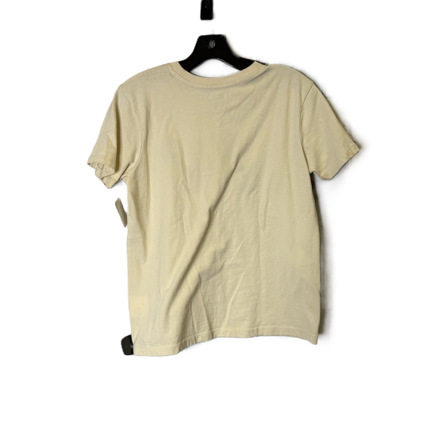 Top Short Sleeve By Vans In Cream, Size: M