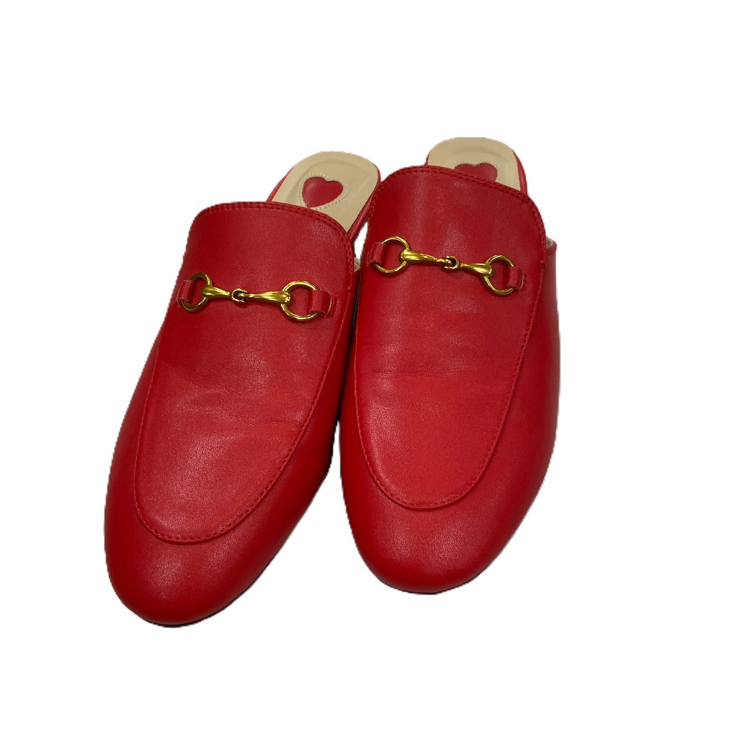 Shoes Flats By Clothes Mentor In Red, Size: 9.5