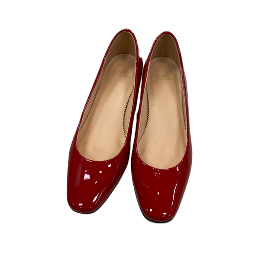 Shoes Heels Block By J. Crew In Red, Size: 6