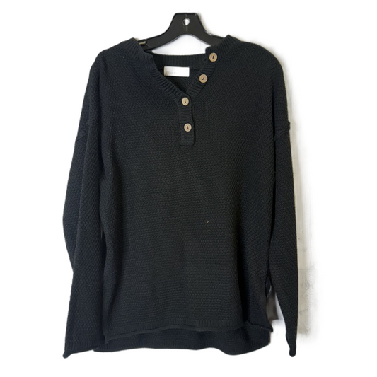 Sweater By Zenana Outfitters In Black, Size: S