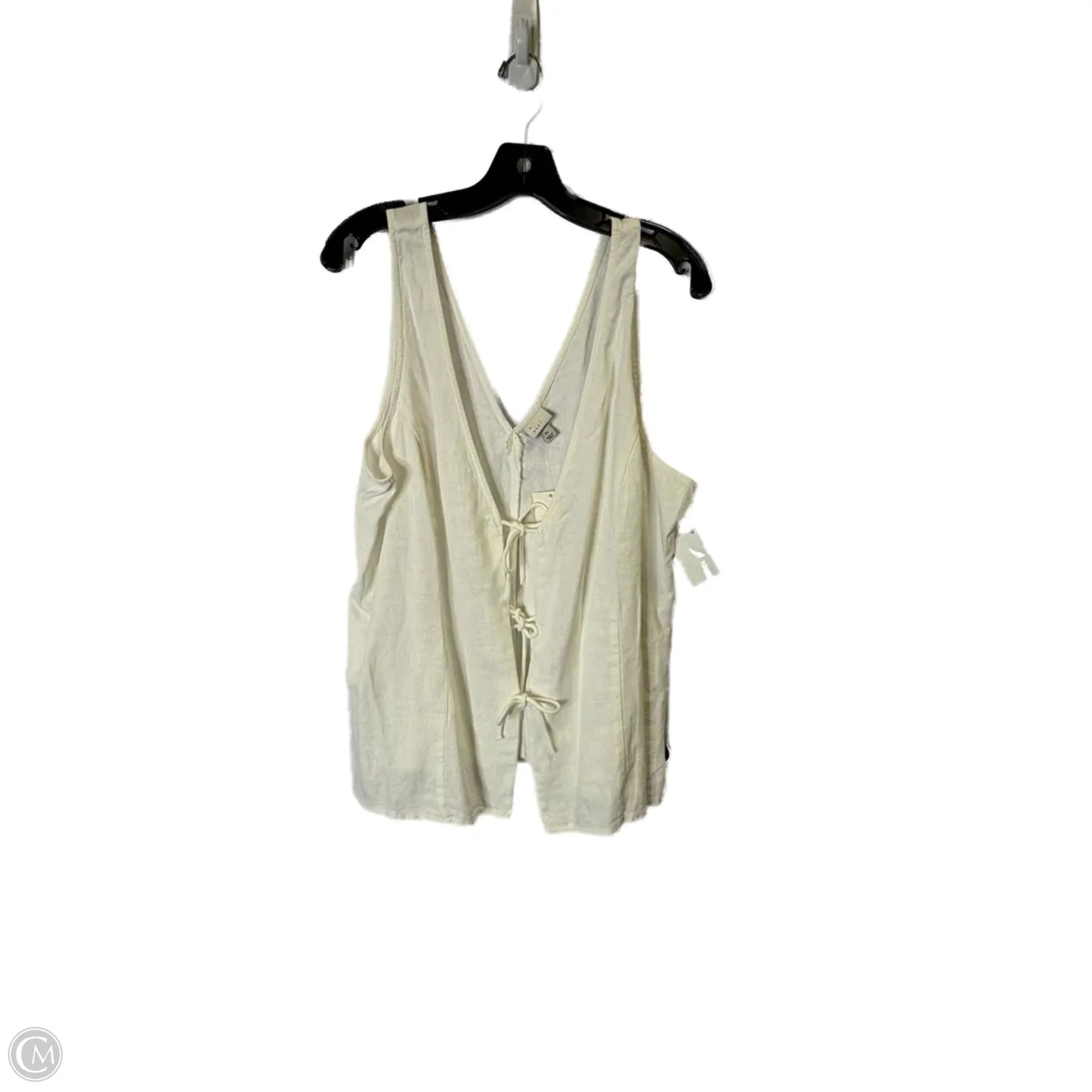 Vest Other By A New Day In White, Size: Xl
