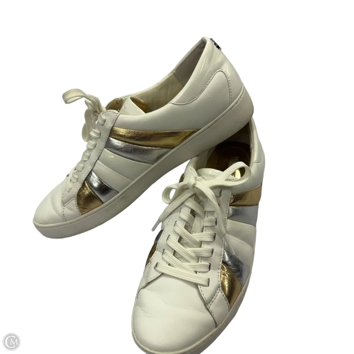 Shoes Designer By Michael By Michael Kors In White, Size: 10