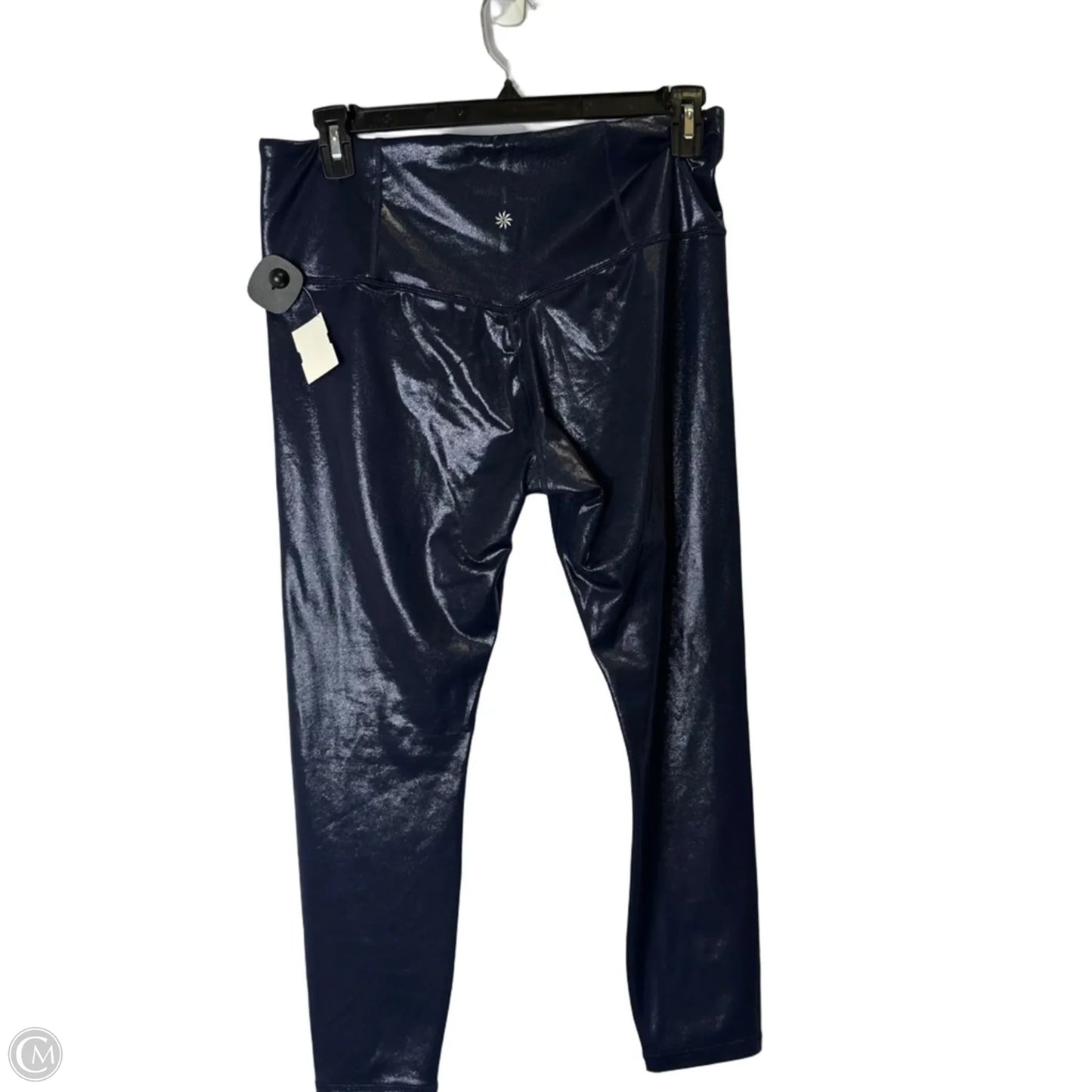 Athletic Leggings By Athleta In Blue, Size: Xl