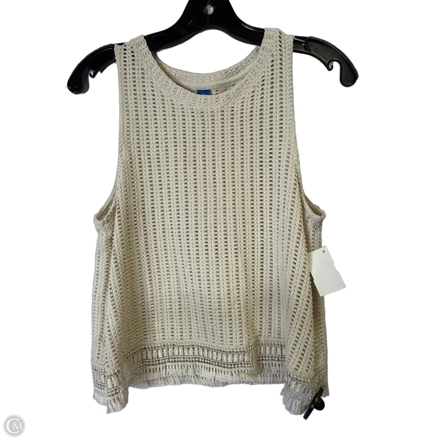 Top Sleeveless By Old Navy In Cream, Size: S