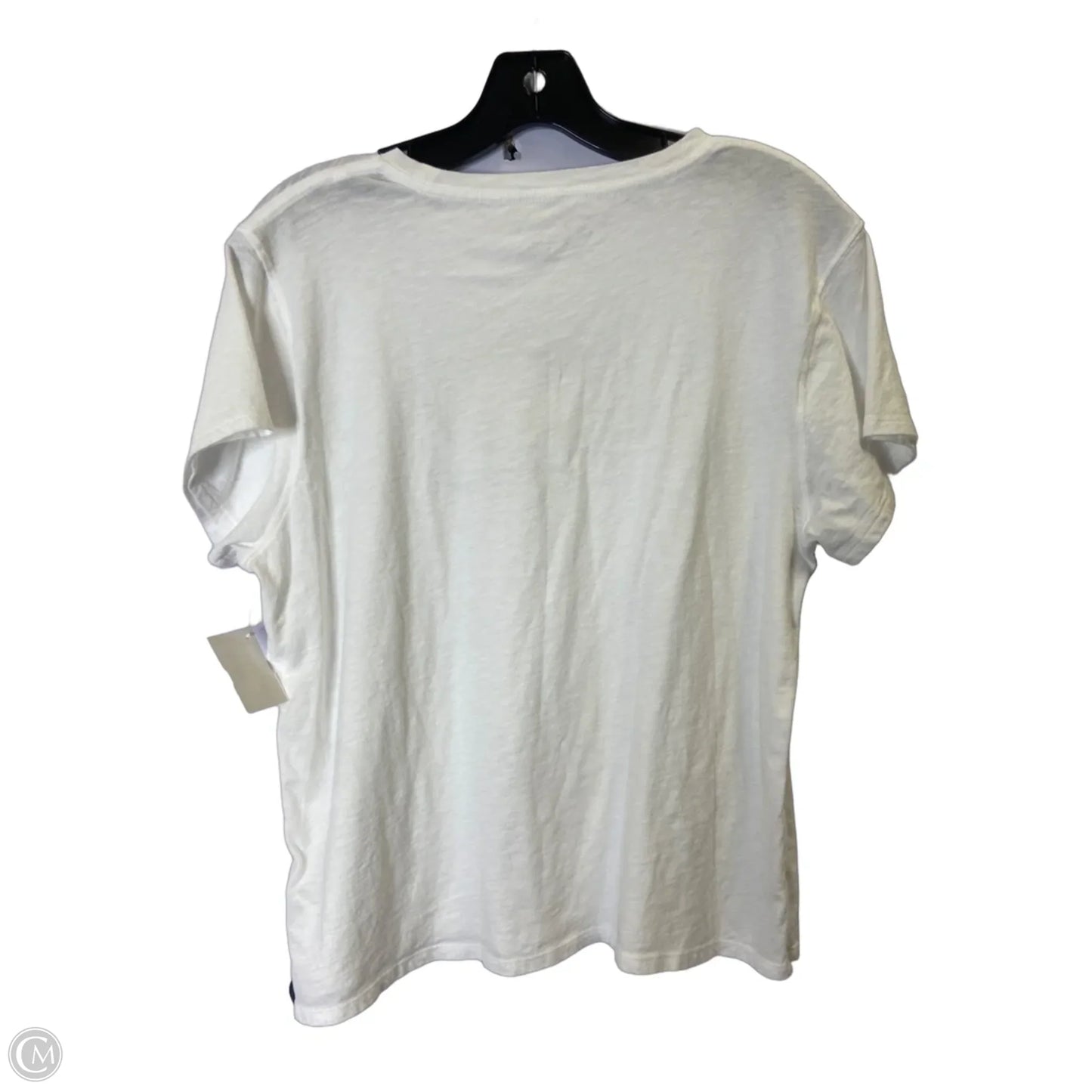 Top Short Sleeve By Aerie In White, Size: L