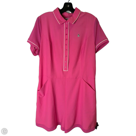 Romper By Clothes Mentor In Pink, Size: L