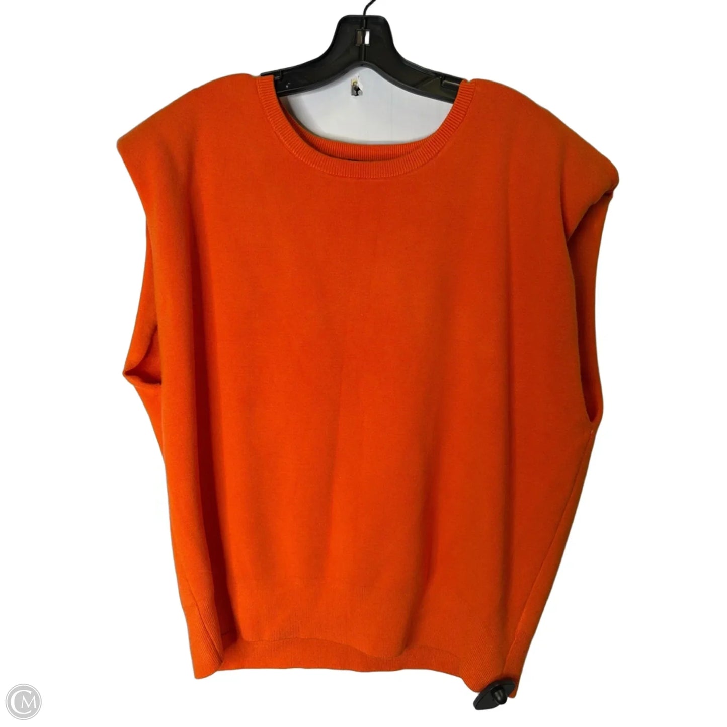 Vest Sweater By Express In Orange, Size: Xl