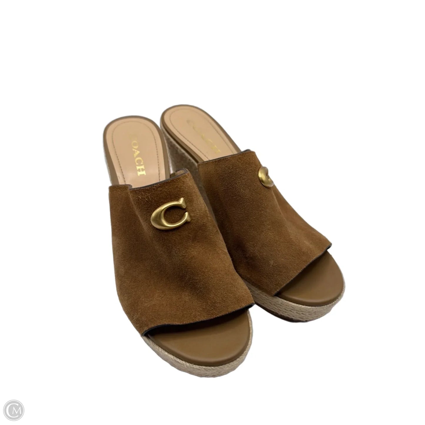 Shoes Designer By Coach In Tan, Size: 10