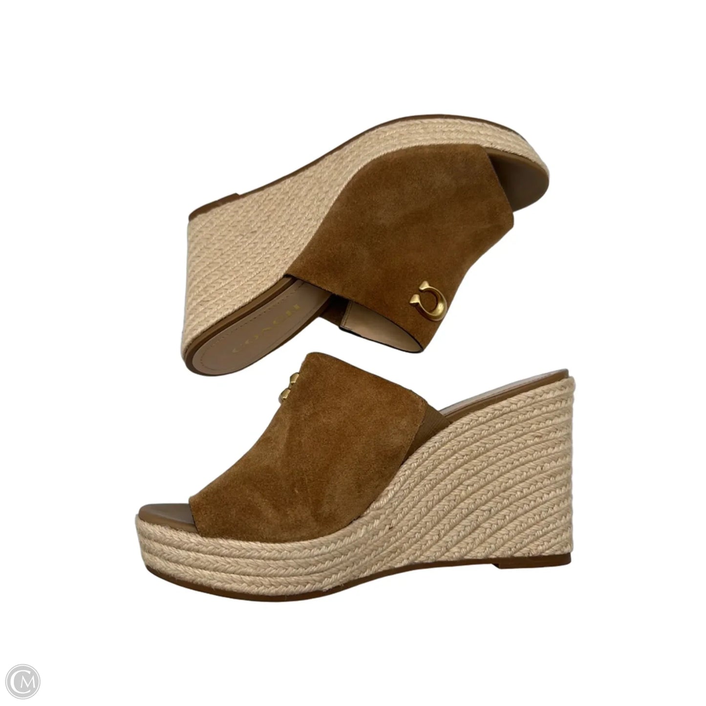 Shoes Designer By Coach In Tan, Size: 10