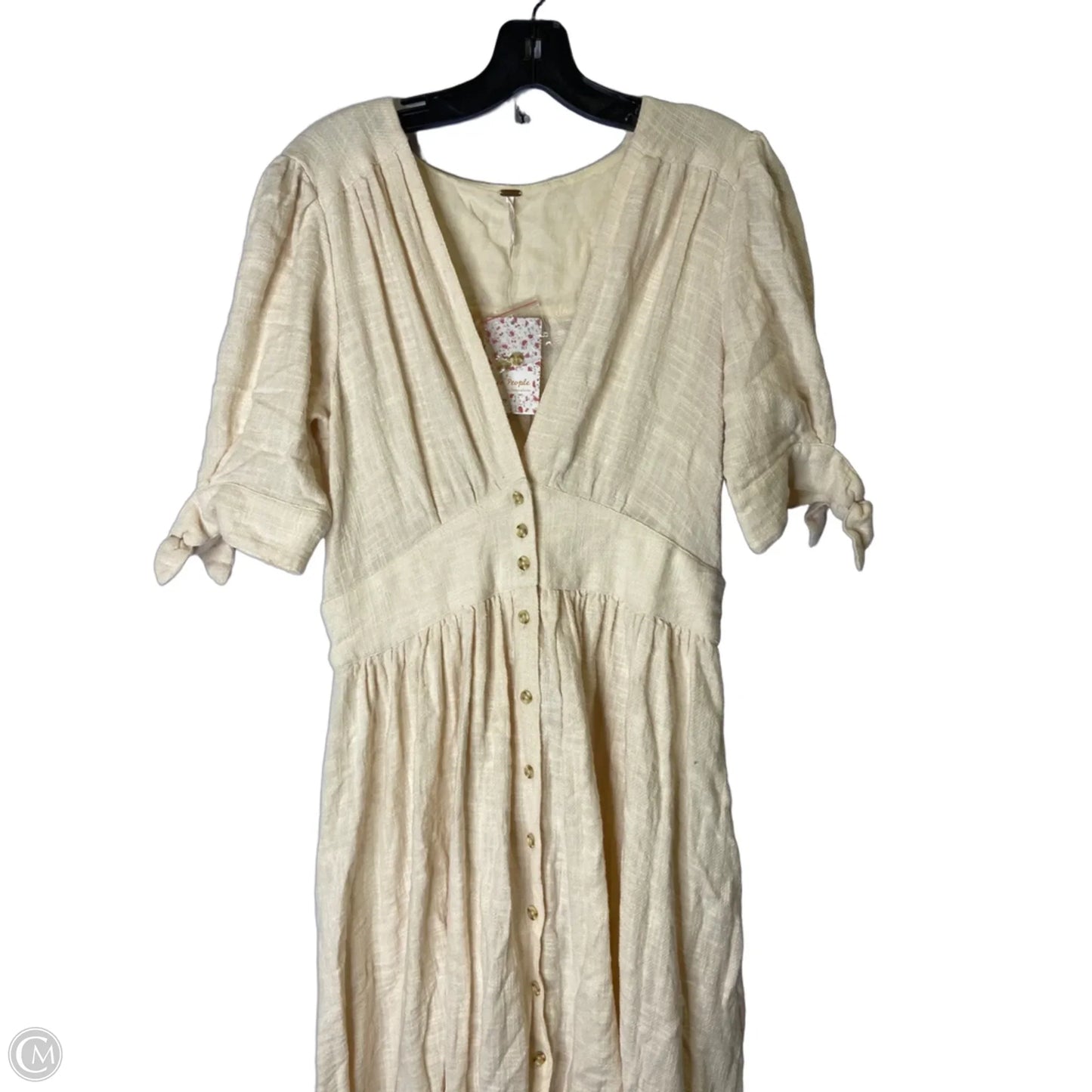 Dress Casual Maxi By Free People In Cream, Size: M