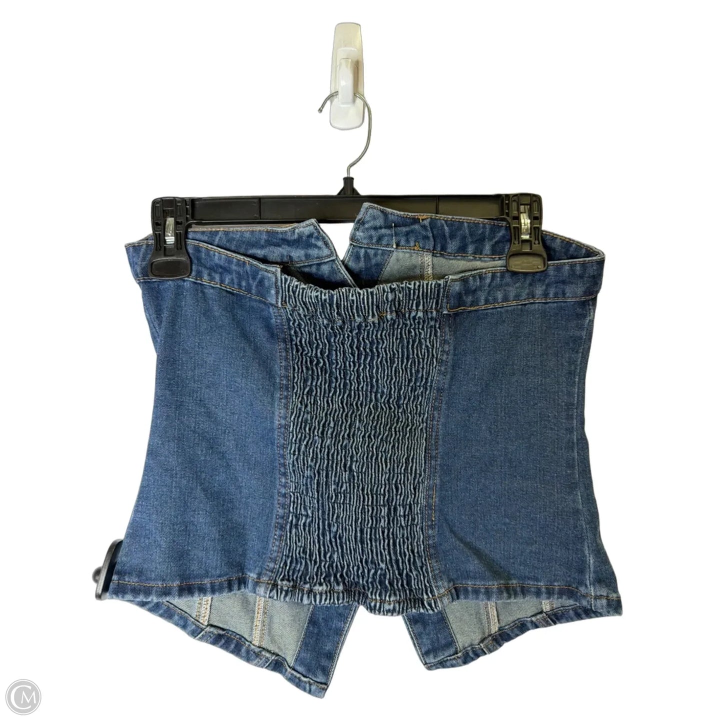 Top Sleeveless By Clothes Mentor In Blue Denim, Size: L
