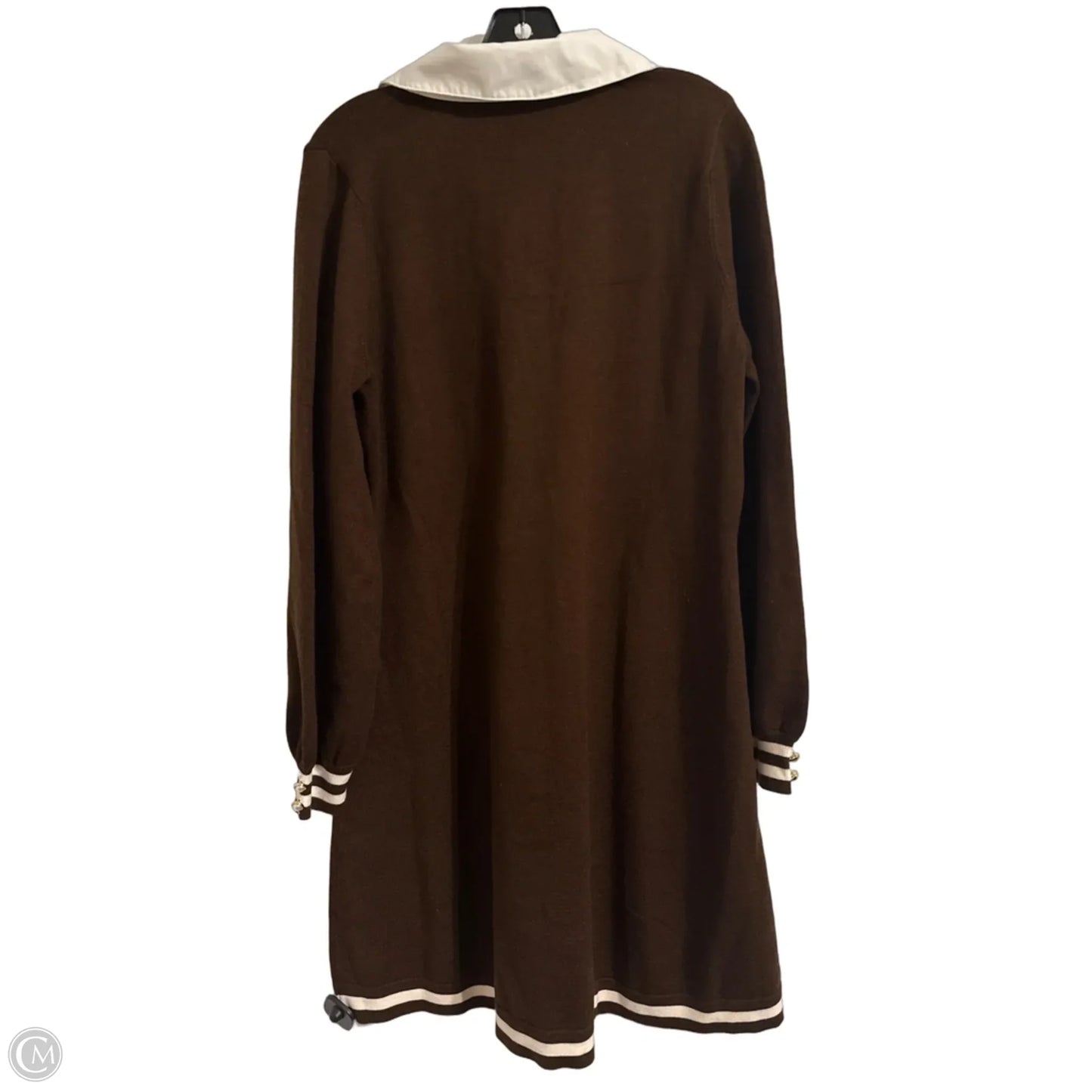 Dress Sweater By Belldini In Brown, Size: L