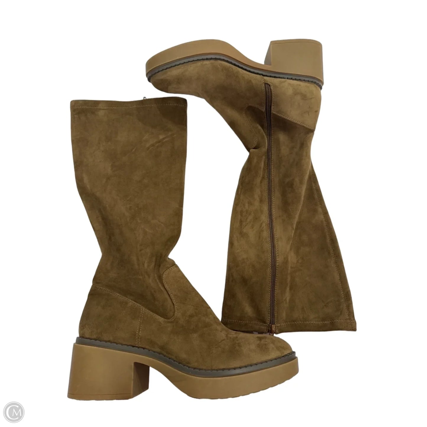 Boots Knee Flats By White Mountain In Brown, Size: 11
