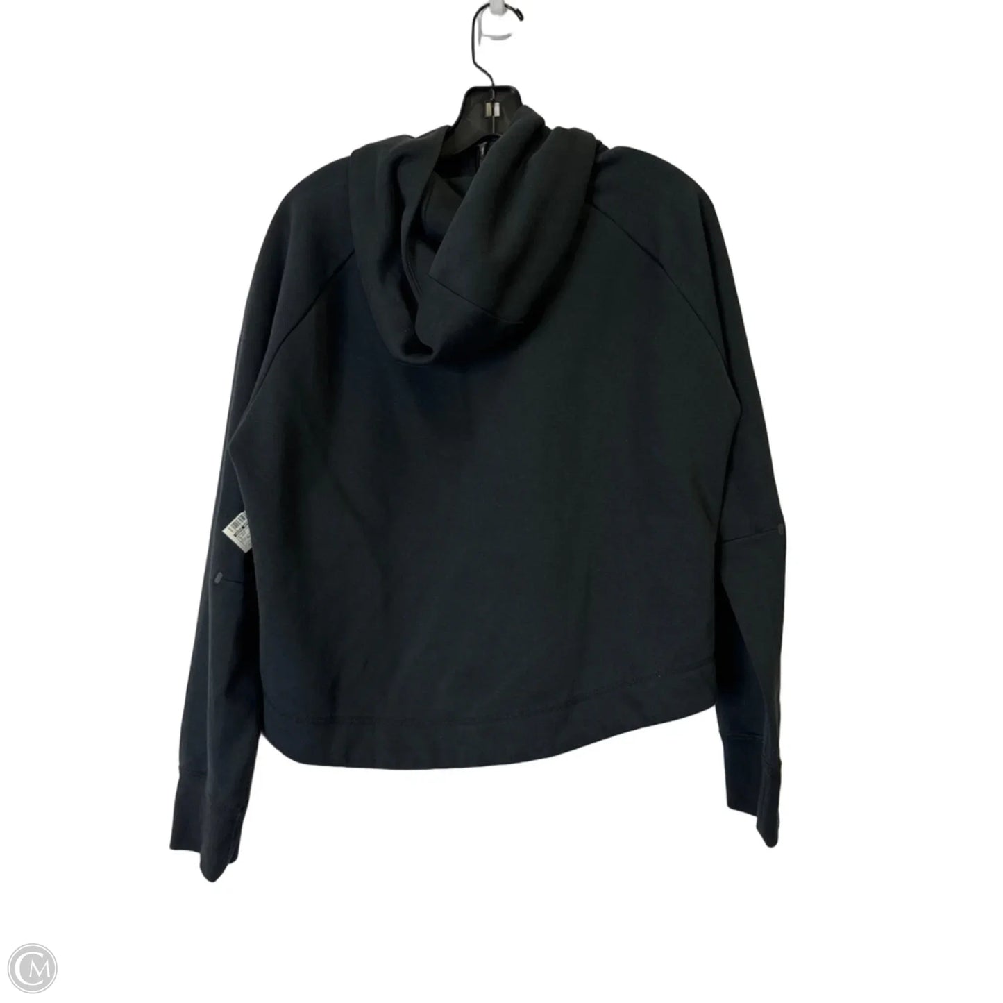 Athletic Jacket By Nike Apparel In Black, Size: M
