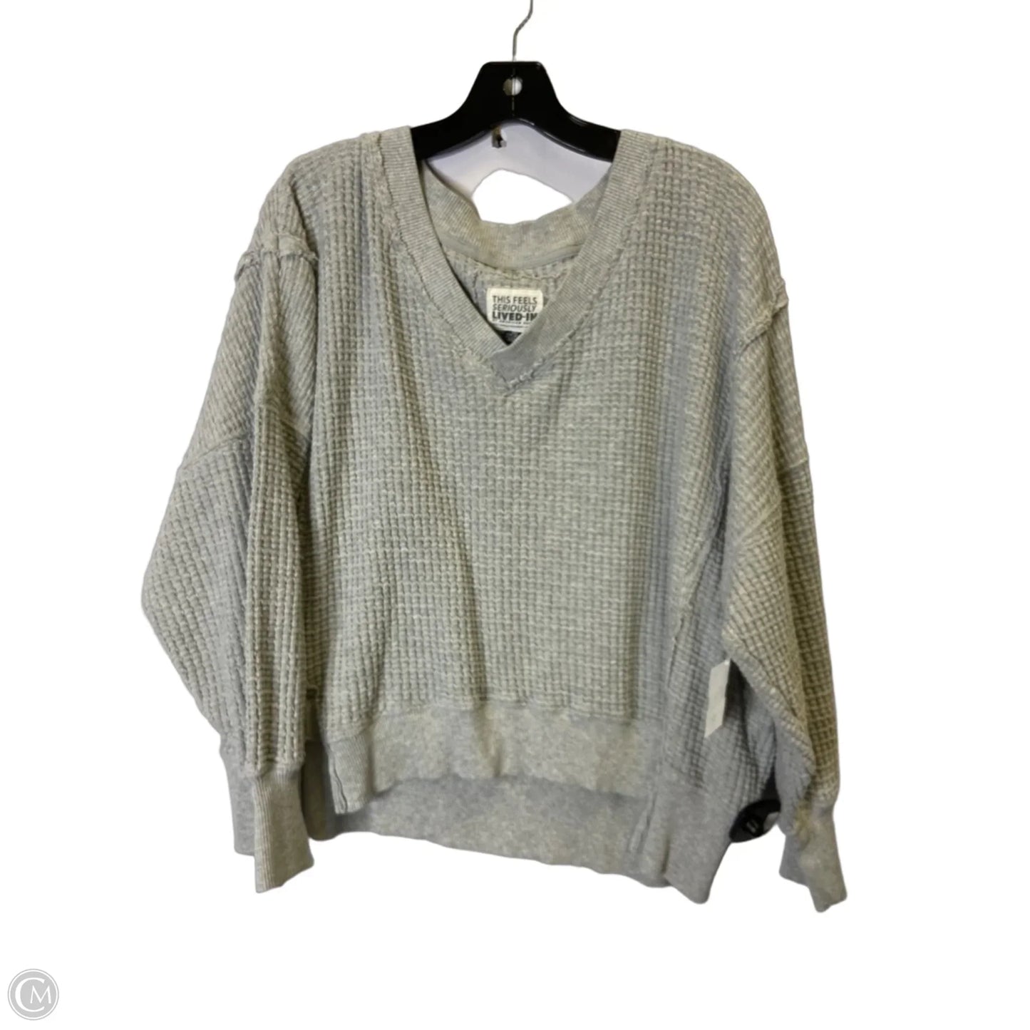 Sweatshirt Crewneck By American Eagle In Grey, Size: Xxs